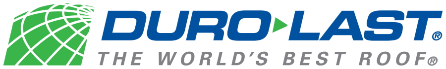 Duro-Last logo with the tagline 'The World's Best Roof,' representing high-quality roofing materials used by Shepherd Commercial Roofing.