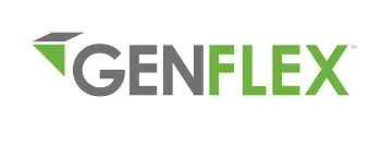 GenFlex logo, representing high-performance commercial roofing solutions used by Shepherd Commercial Roofing.