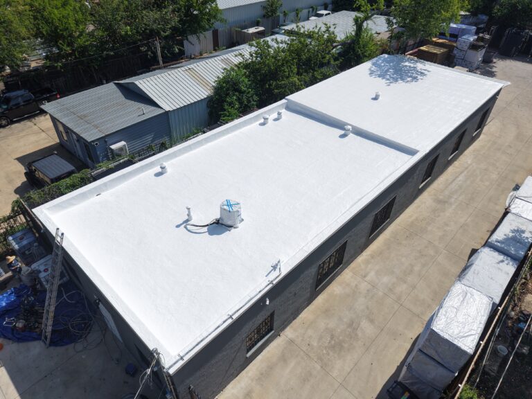 Western Colloid FARR roof system installation in DFW